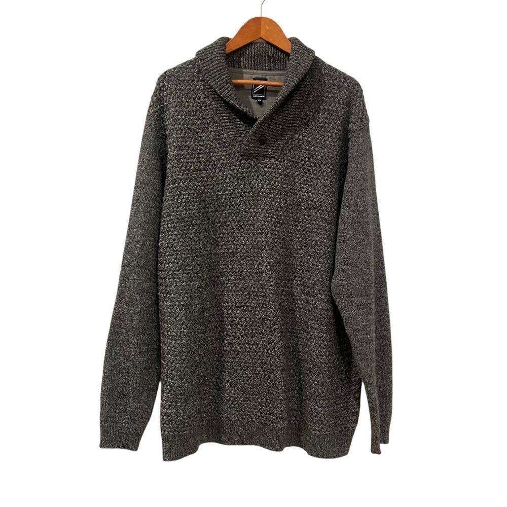 Hechter dark grey wool blend sweater. Size xlt‎